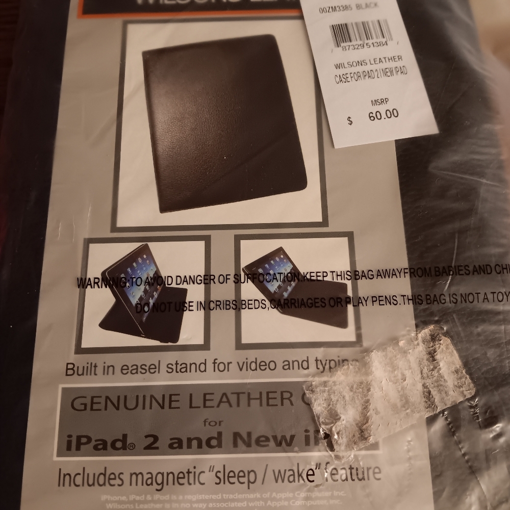 Genuine Leather iPad Case for iPad 2 and New iPad